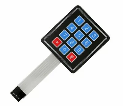 1pcs Keypad 4 X 3 Matrix Array 12 Key Arduino Membrane Switch Keyboard Module • $2.69