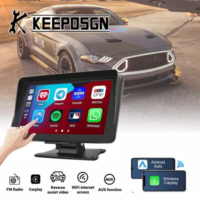 7'' Touch Screen Wireless A/pple Android Carplay Stereo Radio Portable For Ford • $69.75