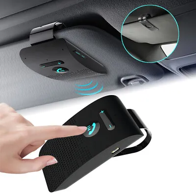 Hands Free Wireless Bluetooth Sun Visor Kit Speakerphone Speaker Car Accessories • $25.30