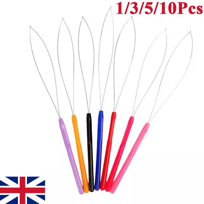 Nano Ring Micro Beads Hair Extensions Wire Pulling Loop Tool X 3 5 Or 10 • £2.99