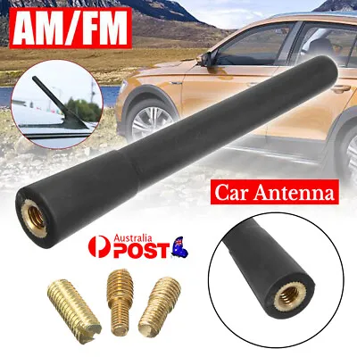 4  10cm Car Antenna Mast Aerial Vehicle Roof A/FM Radio Signal Booster Universal • $7.76