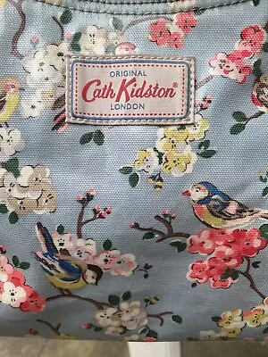 Cath Kidston Oilcloth Handbag Tote Birds & Floral Pattern • £6