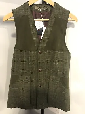 Laksen Bruar Tweed Shooting Waistcoat WAS £225 • £135