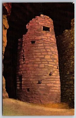 Native Americana~Manitou Springs CO~Watch Tower In Cliff Dwellings~Vtg Postcard • $3.49