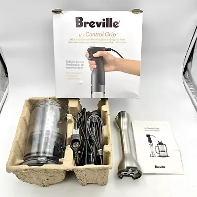 Breville BSB510XL Control Grip Immersion Hand Blender Set Stainless Steel-READ! • $89.99