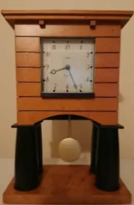 Alessi Maple Mantel Clock Designed By MICHAEL GRAVES Modernist Pendulum Rare • $857.80