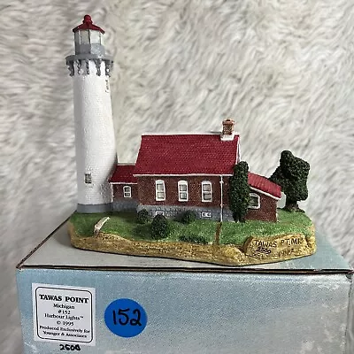 Harbour Lights Tawas Point MI Lighthouse 1995 #152 Limited Edition  2500/5500 • £23.14