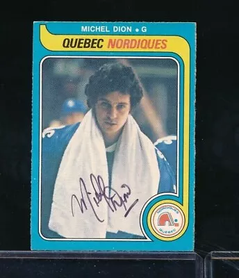 1979-80 O-Pee-Chee OPC #316 Michel Dion Signed Auto Autograph  • $18