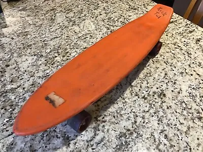 Vintage Nash Orange  Plastic Skateboard 23.5  Old School Cool! • $15.99