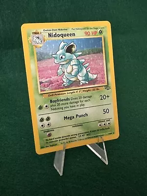 Pokémon TCG Nidoqueen Jungle 7/64 Holo Unlimited Holo Rare • $4.25