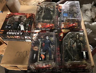 McFarlane Movie Maniacs 2 Lot Of 5 Inc. Chucky Scream Crow Halloween Pumkin Head • $450