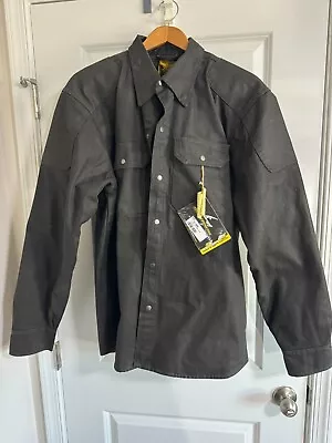 Scorpion Covert Waxed Shirt Waxed Riding Shirt Black Size XL • $114.99