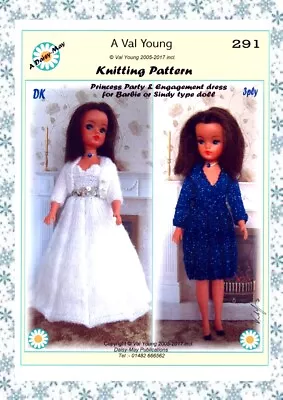 £2.99 • Buy  DOLLS KNITTING PATTERN 291  FOR SINDY /BARBIE A Val Young Pattern