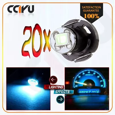 20 Ice Blue T4/T4.2 Neo Wedge 1SMD LED Center Console Climate Control Light Bulb • $13.62