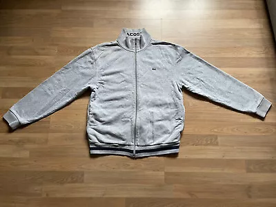 £25 • Buy Lacoste Mens Full Zip Tracksuit Top (Grey) Lacoste Size 3 Small