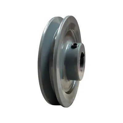 Cast Iron 2.75   Single Groove V Style Section A Belt 4L 5/8   Shaft Pulley AK28 • $16.72