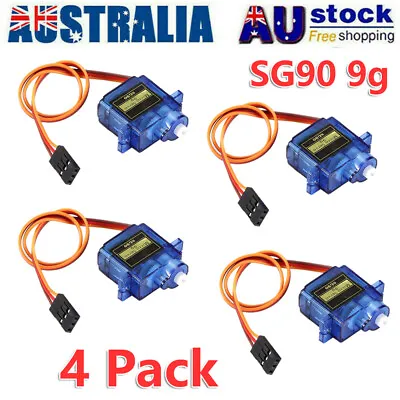 $14.99 • Buy 4 Pack SG90 Micro Servo Motor 9g For RC Helicopter Airplane Plane Arduino Boat