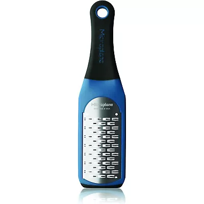 Microplane Artisan Series Medium Ribbon Cheese Grater And Zester Blue • $14.50