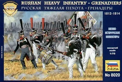 Zvezda 1/72 Russian Heavy Infantry # 8020 - Plastic Model Figures • £14.99