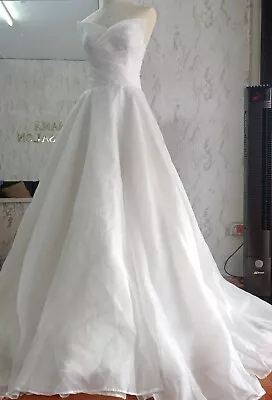 A Line Wedding Dress • $90