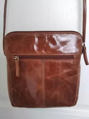 £25 • Buy Osprey London By Graeme Ellisdon Tan Patent Leather Crossbody Bag