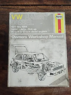 $14.99 • Buy VW Rabbit Jetta Pick-up Diesel 1977-1984 Service Repair Manual 1978 1979 1980 81