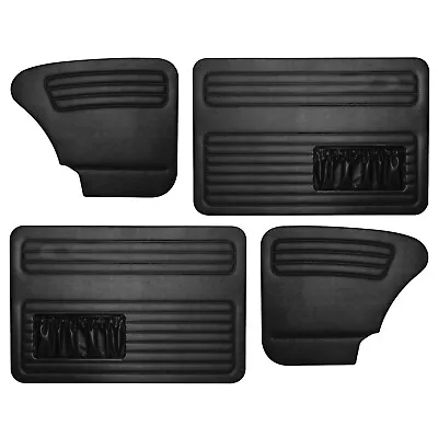 4pc Black Door And Quarter Panels Set For 1965-77 Type 1 VW Super / Beetle Sedan • $199.95