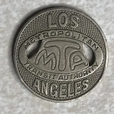 Los Angeles CA Metropolitan Transit Authority Transit Token MTA One Fare T131 • $3.99