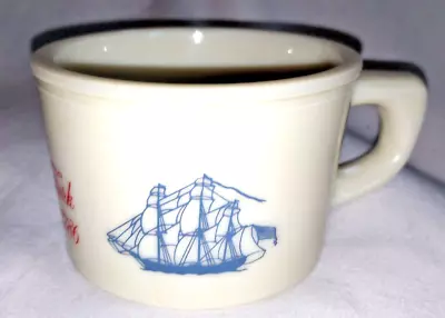 1964-1978 Vintage Old Spice Shaving Soap Mug - Shulton - Grand Turk Salem 1786 • $35