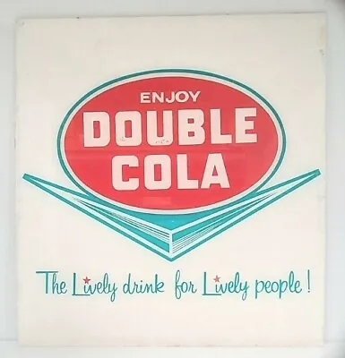 Vintage 1960s-1970s Double Cola Vending Machine Panel • £151.04