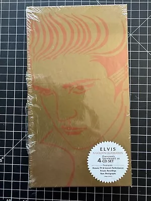 Elvis Presley A Golden Celebration (4-CD Set) SEALED But With Case Damage • $45