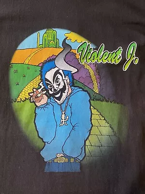 Original Vintage ICP Violent J Wizard Of The Hood Shirt XXL Shirt Psychopathic • $40