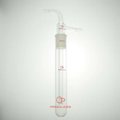 $39.88 • Buy PROGLASS  Glass Vacuum Trap With 10 Mm Hose, 225 Mm Length Below The 34/45 Joint