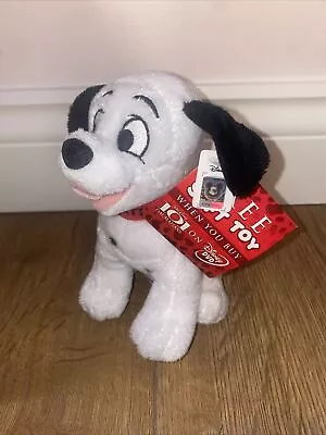 Disney Promotional Soft Toy 101 Dalmatians Dog Plush Vivid New With Tags • £3.95