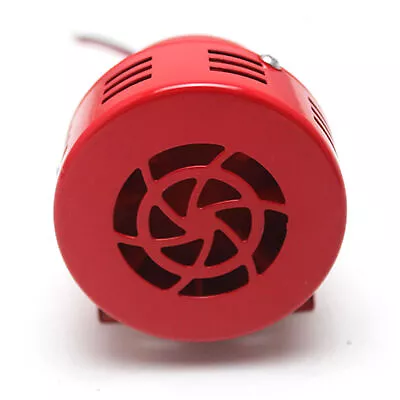 Vintage 12V Car Truck Motorcycle Driven RED Air Raid Siren Horn Alarm Speaker • $15.99