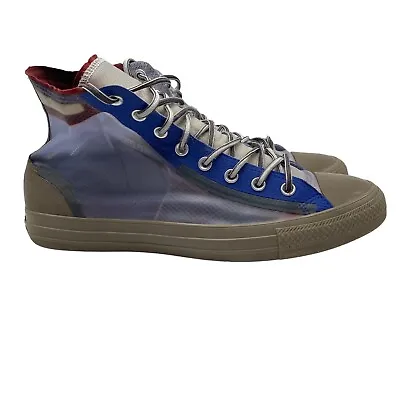 Converse All Star Hi Clear Mesh Blue Men's Size 11 US Shoes Photon Dust 167275C • $59.99