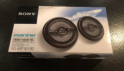 Sony XS-MP1611B 6.5  140W Dual Cone Marine Speakers • $50