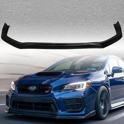 $76.99 • Buy For 15-19 Subaru WRX STI V-Limited Style 3 Piece Front Bumper Lip Chin Spoiler
