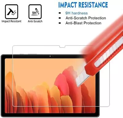 2 1 For Samsung Galaxy Tab A7 10.4 2020 T500 T505 Tempered Glass Screen Guard • $7.05