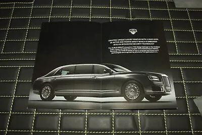 RARE VIP Customers Brochure Aurus Senate Sedan L700 Russia No Maybach • $75.73