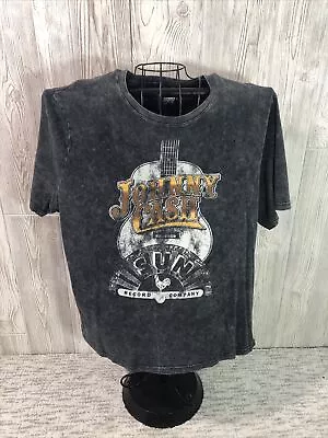 Johnny Cash T-Shirt Size 2XL 50-52 Black Retro Sun Records Co. Nashville TN • $11.95