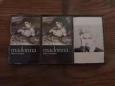 Madonna Like A Virgin Cassette Lot TESTED • $15