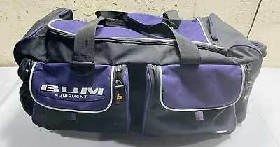 BUM Equipment Rolling Duffle Bag Gym Travel 28  Long Purple Volleyball Zipper • $20.90