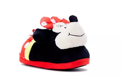 Minnie Mouse Toddler Girls Slippers Size 7/8 Red & Black No Tag NEW • $13