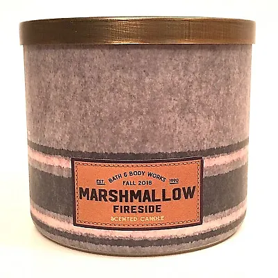 New 1 Bath & Body Works Marshmallow Fireside 14.5 Oz Scented 3-wick Large Candle • $23.95