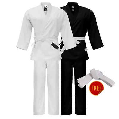 Karate Uniform - Light Weight Kids Adults Karate Gi - (Belt Included) • $34.95