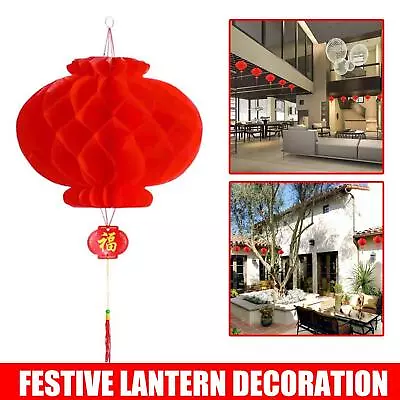 £2.53 • Buy Chinese New Year Red Paper Lanterns Hang Lantern Tassel Hanging Party Decor