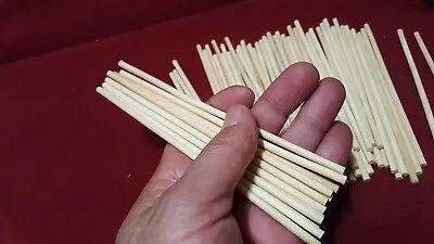 $9.97 • Buy 100 DIY Round Bamboo Wood Sticks 5 Inch Long