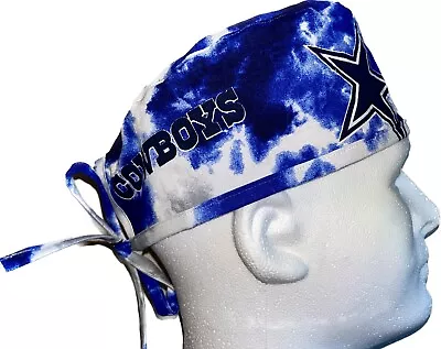 NFL  Dallas Cowboys Tie Dye Scrub Hat Chemo Cap • $18