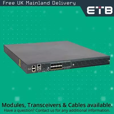 £90 • Buy Cisco Wireless Controller - AIR-CT5508-50-K9 W/ Base & 50 Access Point Licenses